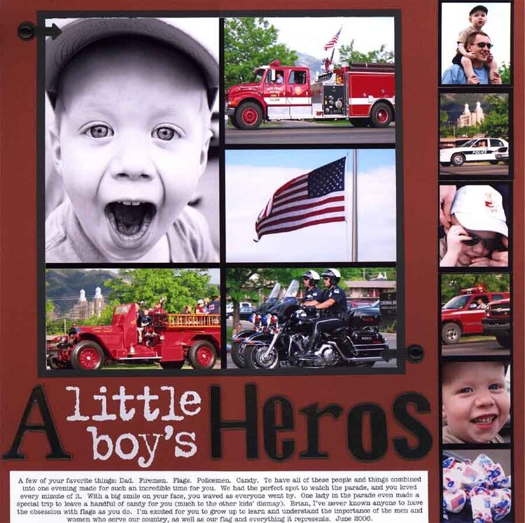A Little Boy&#039;s Heros