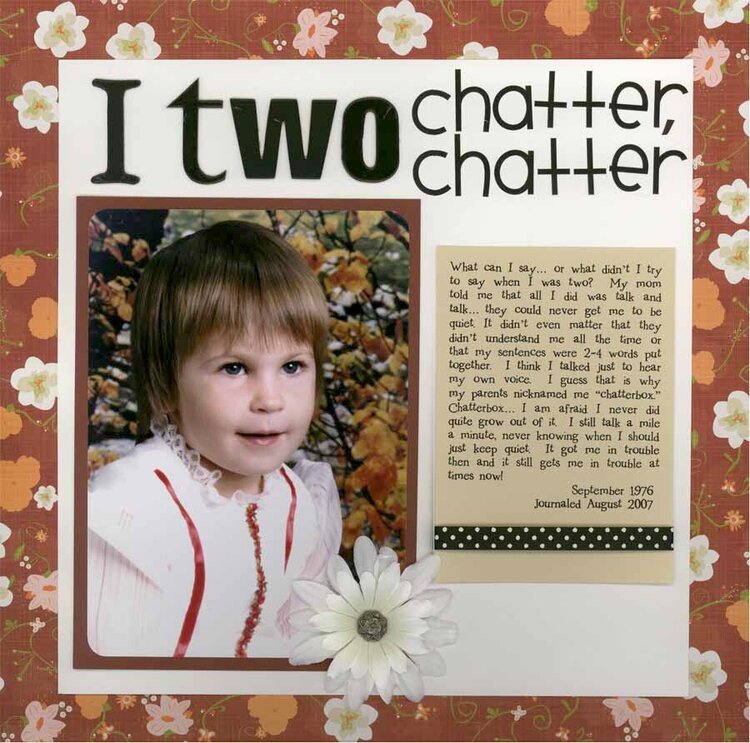 I two chatter, chatter