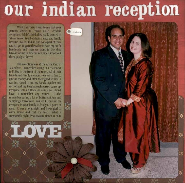 Our Indian Reception