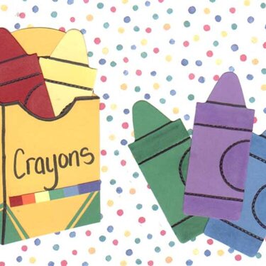Crayon Box for School Swap