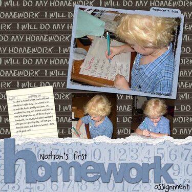 First Homework