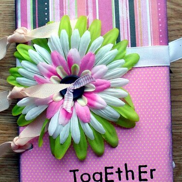 cover page &quot;together&quot; of heidi swapp playing cards album