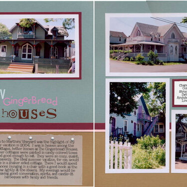 Martha&#039;s Vineyard Gingerbread Houses