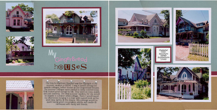 Martha&#039;s Vineyard Gingerbread Houses