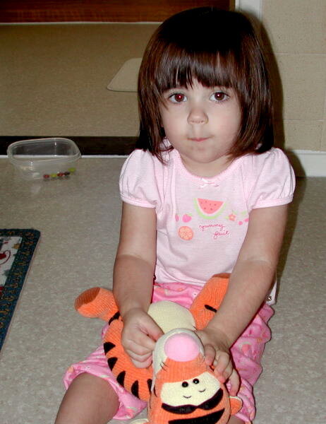 Another Bailey &quot;Feeding/Sharing&quot; M&amp;M&#039;s With Her Tigger