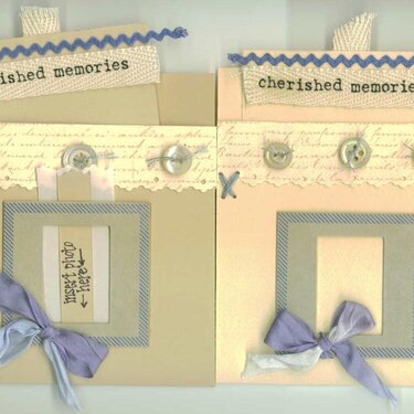 Vintage library pockets