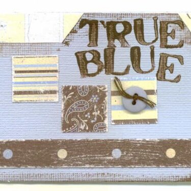 &#039;True Blue&#039; mini folder