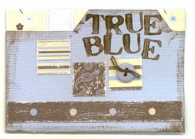 &#039;True Blue&#039; mini folder