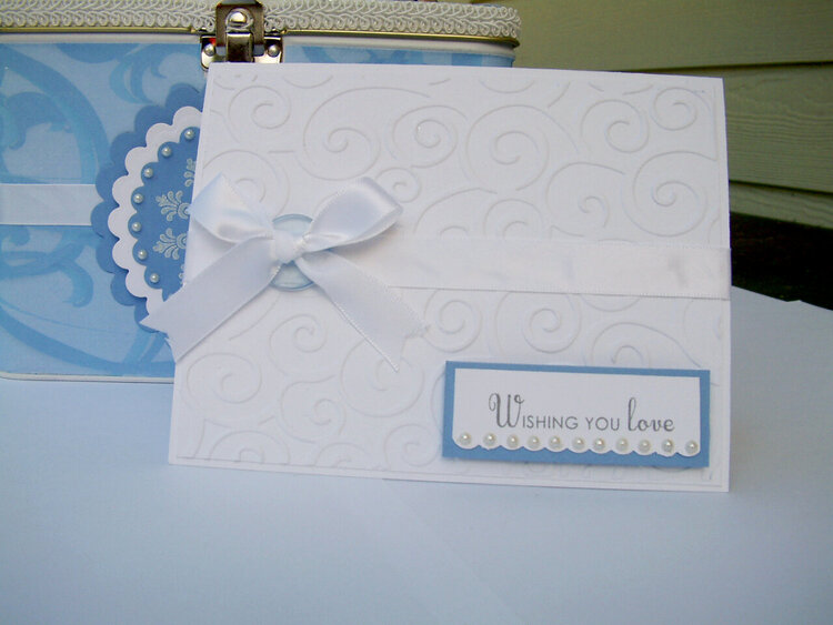 Blue and White Wedding