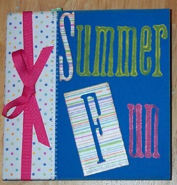 Summer fun 6x6 album for ebay