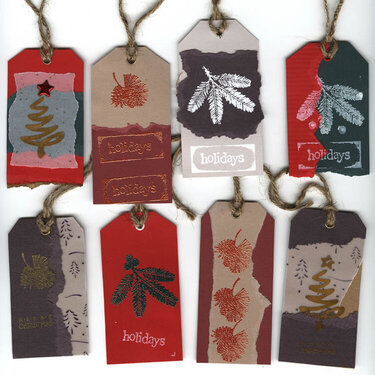 Christmas Tags  For Mommydeerest3&#039;s Tag Swap