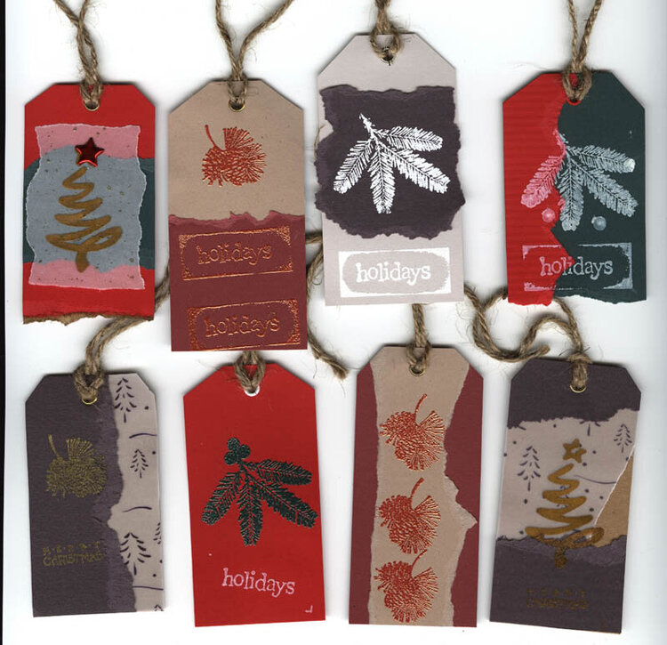 Christmas Tags  For Mommydeerest3&#039;s Tag Swap