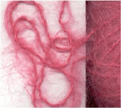 Pink fiber