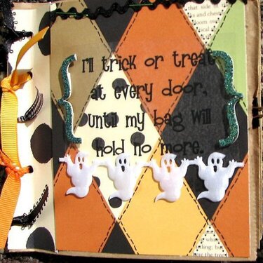 DW2008 ~ Halloween paper bag album~