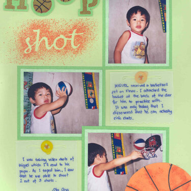 Miguel&#039;s album - Hoop shot