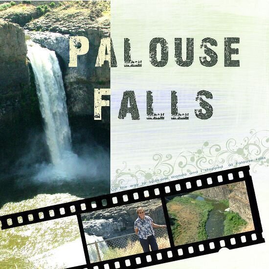 *Digi Font Challenge &amp; DW 2008* Palouse Falls