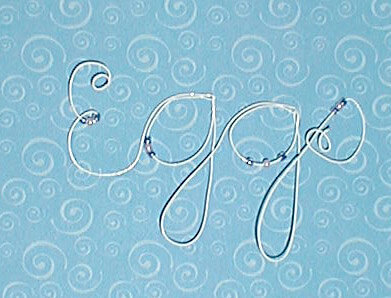 &amp;quot;Eggs&amp;quot; for Handmade Wire Word Swap
