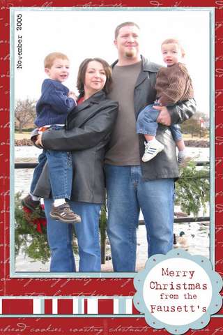Family Christmas card 1