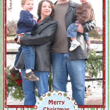 Family Christmas card 2