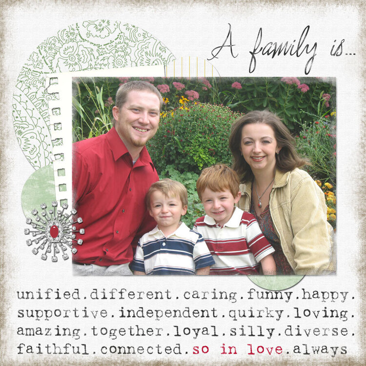 A family is...