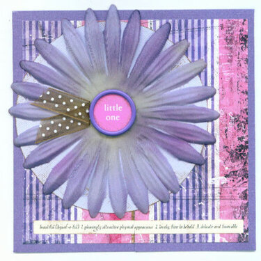 Little One - Baby Girl card
