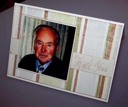 Funeral Thank You card
