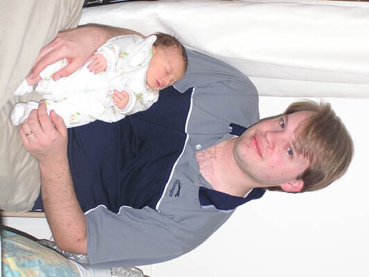 My brother Ben and his baby Jacob