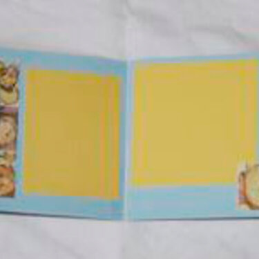 Baby gift book - 4x4 accordian - inside pages
