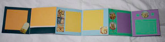 Baby gift book - 4x4 accordian - inside pages