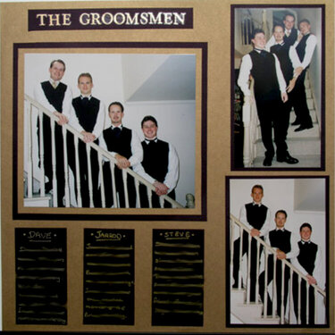 Wedding Album - The Groomsmen