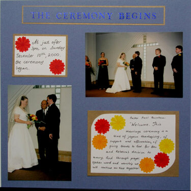 Wedding Album - The Ceremony Begins