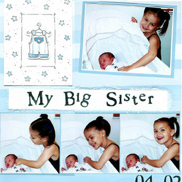 My Big Sister/ Birth announcement