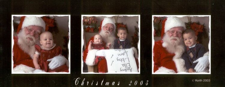 Christmas Pictures with Santa