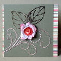 NEW CHA Zva Creative card - Pink Floral