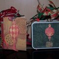 Christmas Mini Lunch Box & cute Library pocket mini album!