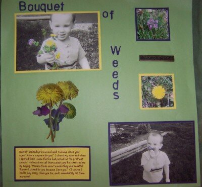 Bouquet of weeds