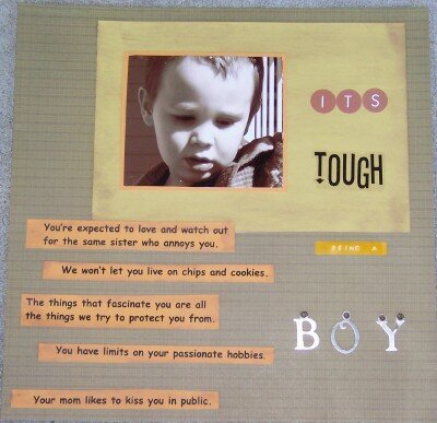 It&#039;s tough being a boy