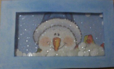 Snowman Shaker Box