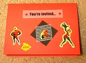 Incredibles invitation