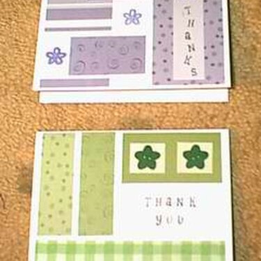 thank you cards 15&amp;16