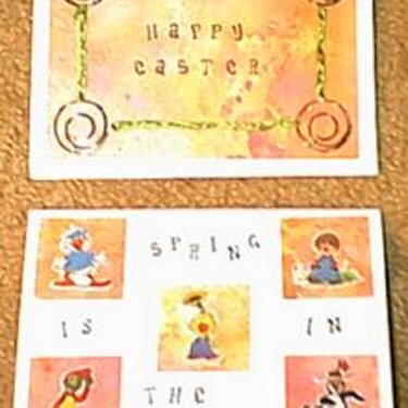 easter cards 3&amp;4
