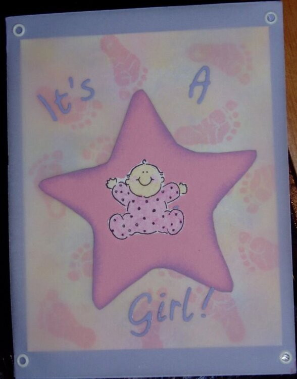 Baby Girl Card