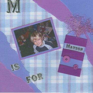 M is for Mayson