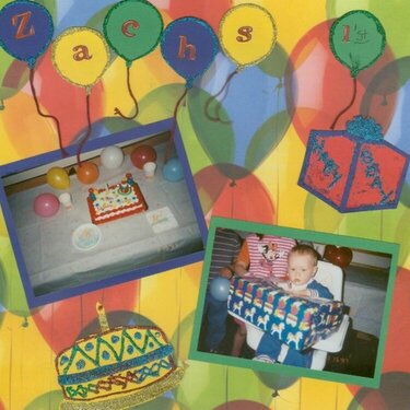 zachs first birthday
