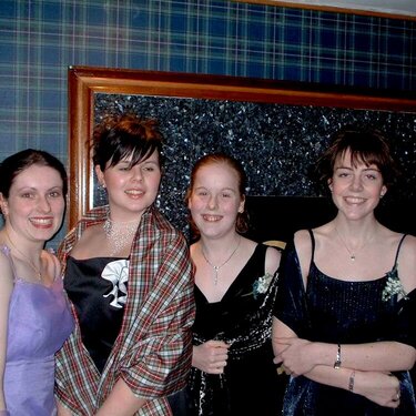 The girls at our burns supper
