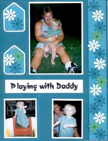 Playing with Daddy left