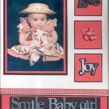 Smile baby girl