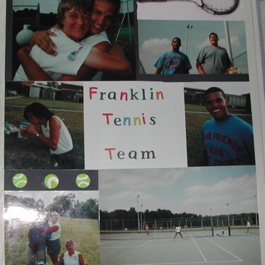 Franklin Tennis Team