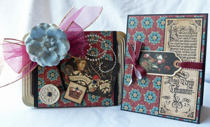 Altered Tin and Card