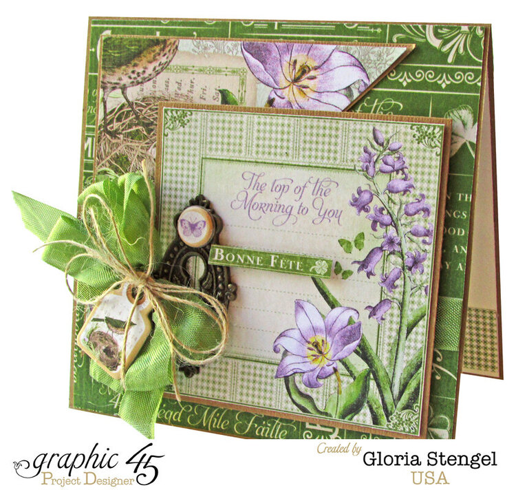 Graphic 45 Time To Flourish March Card 2